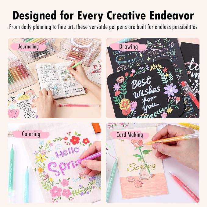 Acrylic Gel Pens for Coloring, Journaling, Note Taking - Image 6