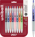 uniball 207 Fashion Retractable Gel Pens, Medium Point, 8 Pack by uni-ball