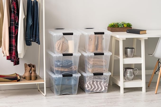 IRIS USA 32 QT Plastic Storage Box - Image 5