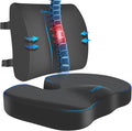 CushZone Seat Cushion, Lumbar Support Pillow by CushZone