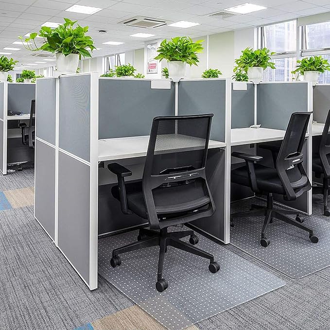 Kuyal Desk Chair Mat for Carpet, Office and Home, Easy Glide, Protects Floors - Image 5