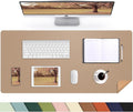 AFIING Cork Desk Mat, Dark Apricot, 35.4" x 17", Desk Pad Protector | by AFIING