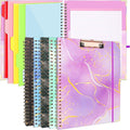 Spiral Clipboard Folio with Refillable Notepad, Cute Clipboard Folder, 5 by SFLHHDM
