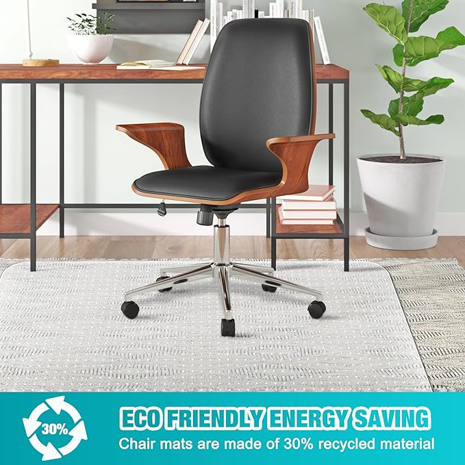Office Chair Mat for Carpets, Non-Slip Computer Desk Chair Mat for Low Pile - Image 6