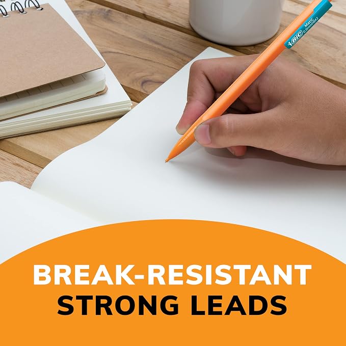 BIC Xtra-Strong Mechanical Pencil, Colorful Barrel, Thick Point - Image 5