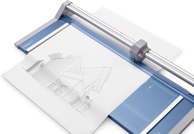 Dahle 554 Professional Rotary Trimmer, 20 Sheet Capacity, Self-Sharpening - Image 8