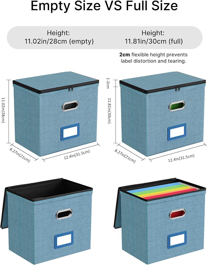Oterri 1 Pack File Organizer Boxes - Image 3