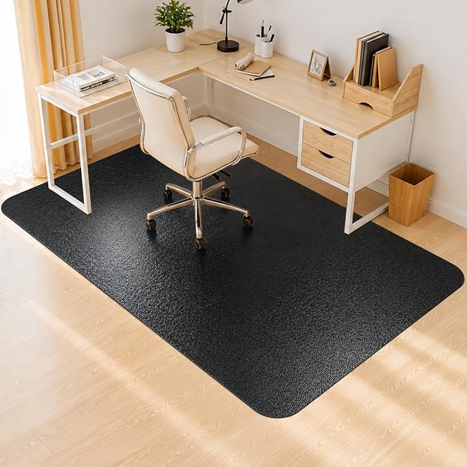 Kuyal Chair mat for Hardwood Floor 46 x 72 inches Rectangle Floor Mats by Kuyal