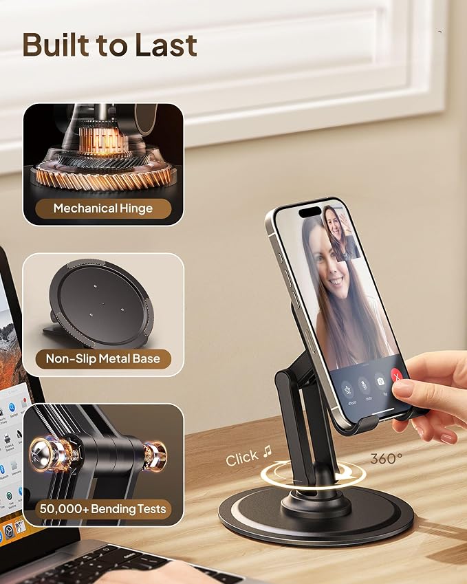 COOPER 360° Stand, Rotating Cell Phone Stand - Image 3