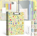 3 Ring Binder 1 Inch, Three Ring Binders Organizer by KLLVE