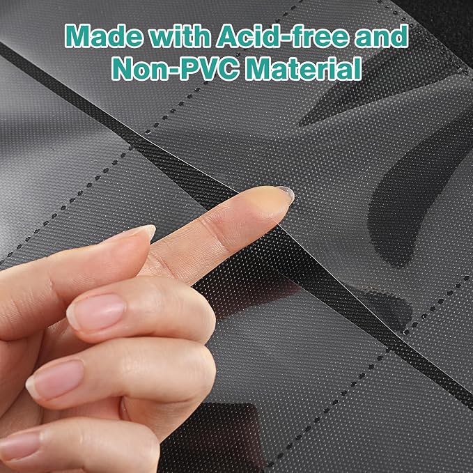 Toploader Binder, Holds 160 Toploaders, 100 Toploaders INCLUDED, 4-Pocket PU - Image 5