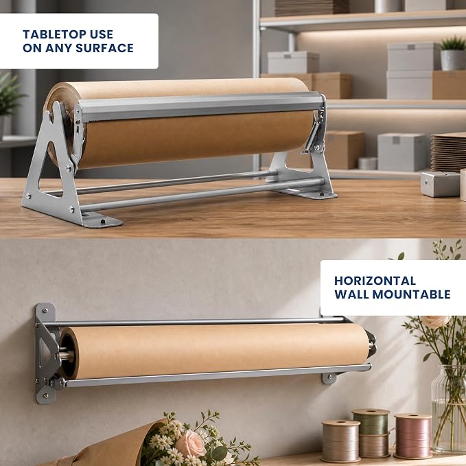 DIY Crew 24 Inch Paper Roll Dispenser and Cutter - Image 6