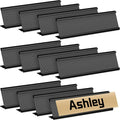 LEIFIDE 12 Pack Aluminum Name Plate Holder by LEIFIDE