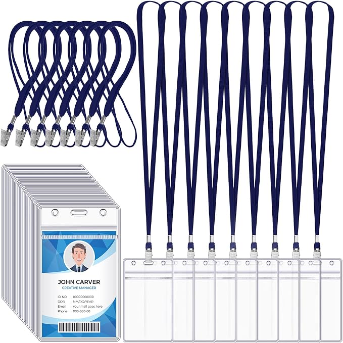 Marspark 200 Pcs ID Badge Holder by Marspark