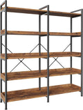 Huuger 5 Tier Bookshelf, Display Bookshelf by Huuger