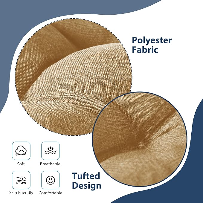 IASEAHK Chair Cushions for Dining Chairs, Seat Cushions for Kitchen Chairs - Image 3