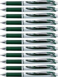 Pentel EnerGel RTX Retractable Liquid Gel Ink Pen, Medium line, Forest Green Ink by PentelofAmerica
