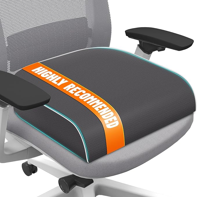 SweetSlubr Seat Cushion for Tailbone Pain Relief, Office Chair Cushion by Unknown
