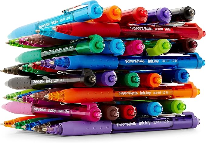 Paper Mate InkJoy 300RT Retractable Ballpoint Pens, Medium Point, 8 Pack - Image 5