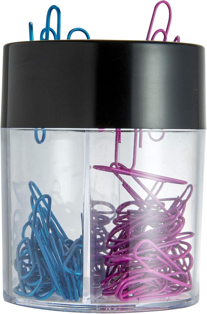 Officemate Magnetic Clip Dispenser, Large/Round, 200 Clip Capacity - Image 5