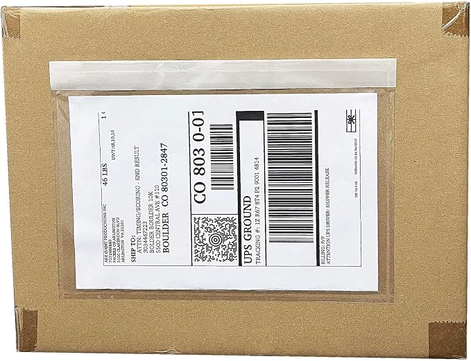 BEUYI Clear 9.5'' x 6.7'' Packing List Envelopes, Adhesive Shipping Label by BEUYIwarehouse