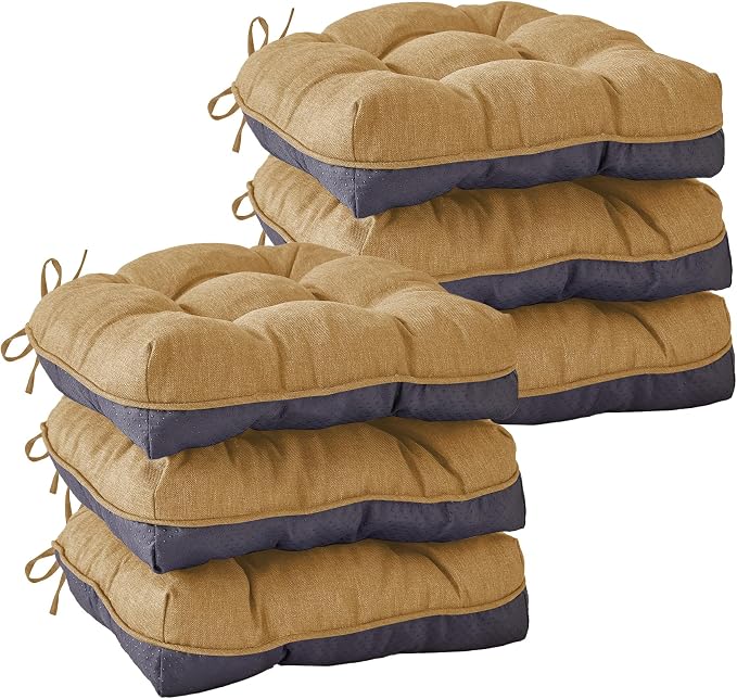 IASEAHK Chair Cushions for Dining Chairs, Seat Cushions for Kitchen Chairs by IASEAHK