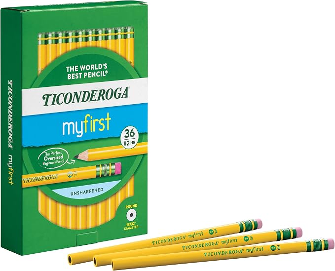 Ticonderoga My First Wood-Cased Pencils, 2 HB - Image 4