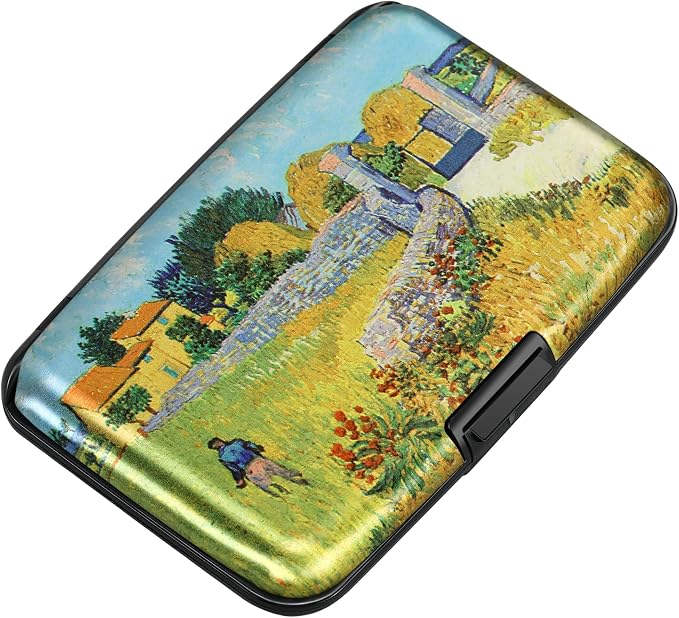 ELFISH Mini RFID Aluminum Wallet Credit Cards Holder Business Card Case Metal by ELFISH