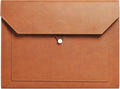 PU Leather A4 File Folder Document Holder 2 Pockets Portfolio Envelope Folder by yufocusqc
