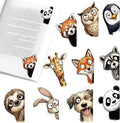 10PCS Funny Animal Magnetic Bookmarks by TheClover