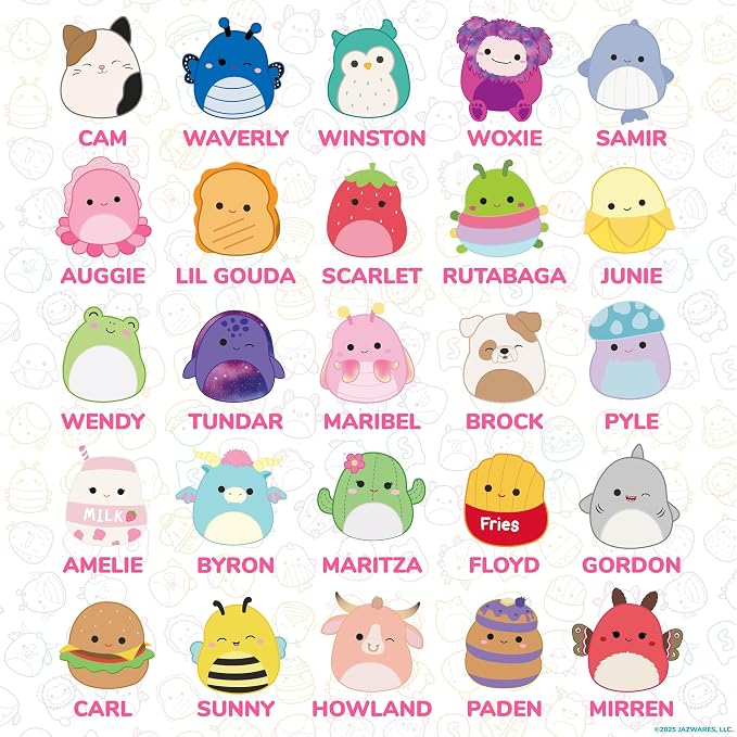 Original Squishmallows Mini Eraser Set, 25 Small Squishmallows Erasers - Image 7