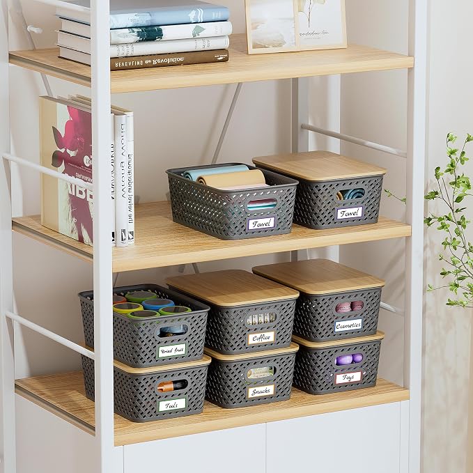Anysig 8 Packs Plastic Storage Bins - Image 7