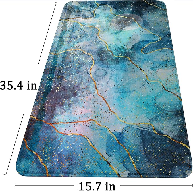 Large Mouse Pad with Stitched Edges, Durable Non-Slip Natural Rubber Base - Image 6