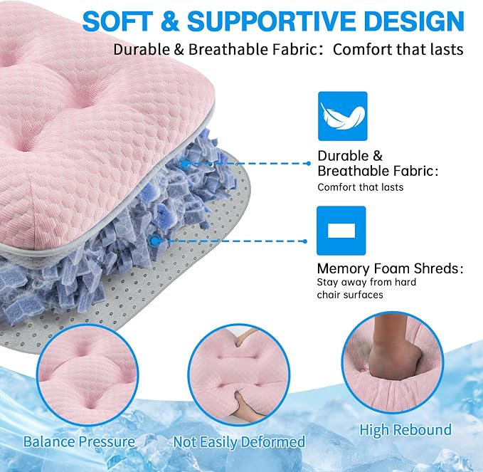 BETU Cooling Chair Cushions Set of 6, 3.5” Thick Seat Cushions, Breathable - Image 5