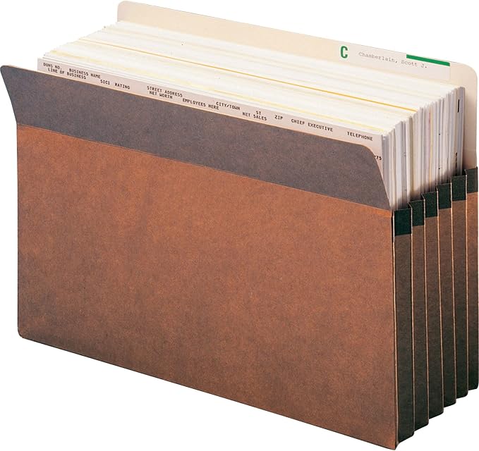 Smead File Pocket, Straight-Cut Tab, 5-1/4" Expansion, Legal Size, 10 per Box - Image 4