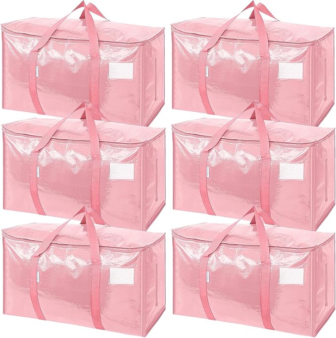 TICONN 6 Pack Extra Large Moving Bags Heavy Duty by TICONN