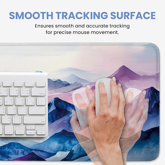 Large Mouse Pad for Desktop, Cute Desk Mat Pad Protector for Work & Gaming - Image 4