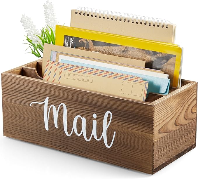 DRASTAR Mail Organizer Countertop, Mail Holder by EnhanceYourDailyLife