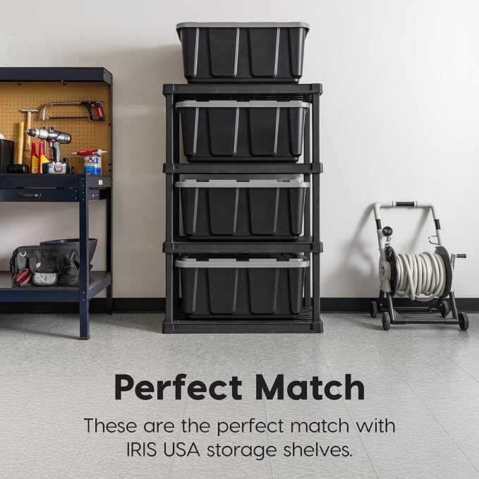 IRIS USA 4-Pack 27 Gallon Storage Bins - Image 4