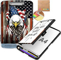 Clipboard with Storage, Heavy Duty Plastic Nursing Clipboard Foldable, High by Unknown