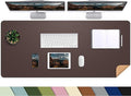 AFIING Leather Desk Pad Protector, Large Desk Mat by AFIING