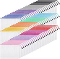 EOOUT 72pcs Mesh Zipper Pouch, A4 Size, 12 Colors Zipper Bags by EOOUT