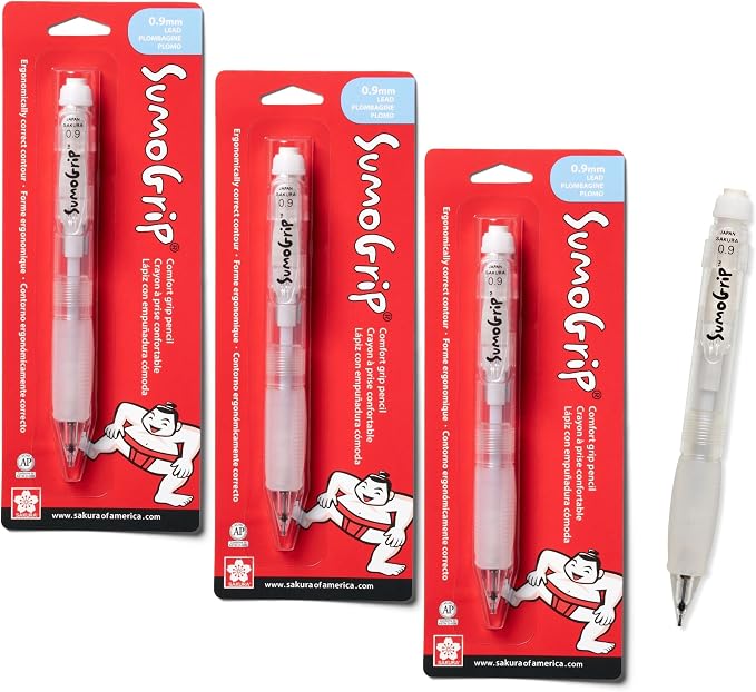 SAKURA SumoGrip Pencil with Comfort Grip by SAKURAOFAMERICA