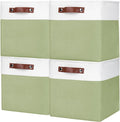 Bagnizer Collapsible Fabric Storage Cubes 11x11 Cube Storage Bins, 4 Pack by Bagnizer