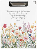 Christian Wildflower Clipboard, Christian Gifts by Unknown