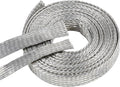 Tinned Copper Braid Wire Shielding Ground Strap Metal Cable Sleeve Expandable by BuyUneed