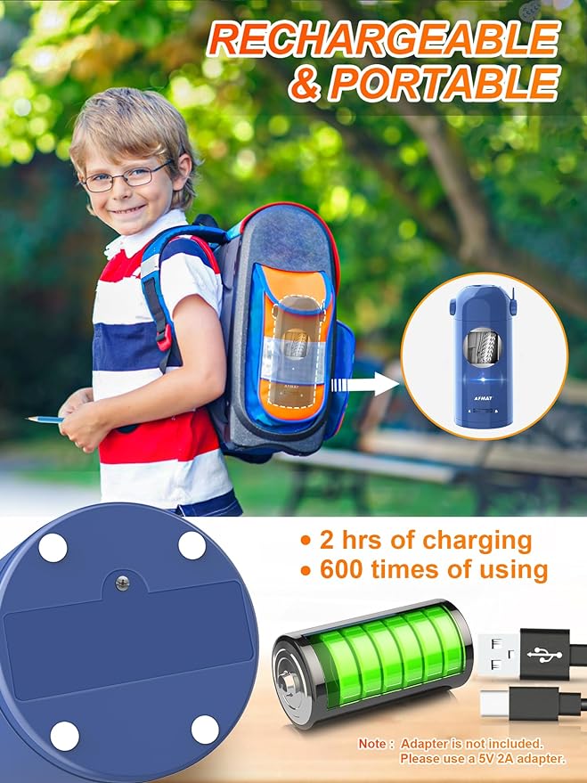 AFMAT Electric Pencil Sharpener, Fully Automatic Pencil Sharpener - Image 5