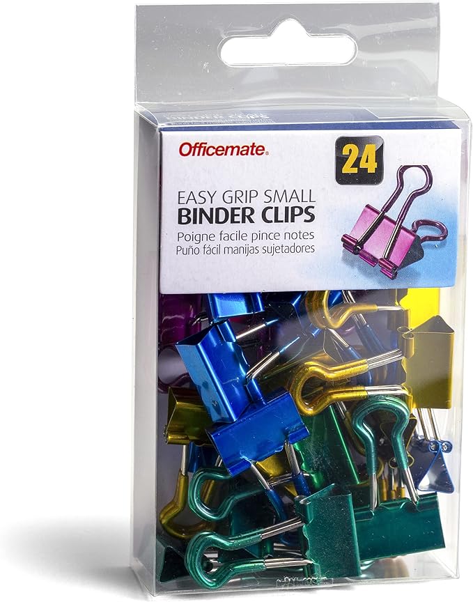 Officemate Easy Grip Binder Clips by Officemate