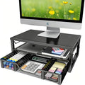 Simple Trending Desk Organizer and Accessories, 2-Tier Computer Monitor Stand by SimpleTrending