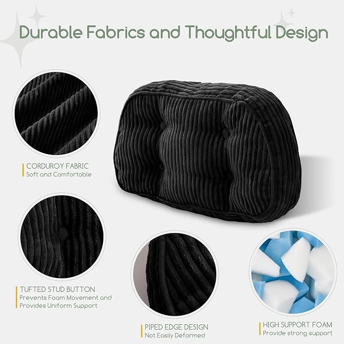 HIGOGOGO Lumbar Support Pillow for Recliner Chair/Accent Chair/Couch/Office - Image 4